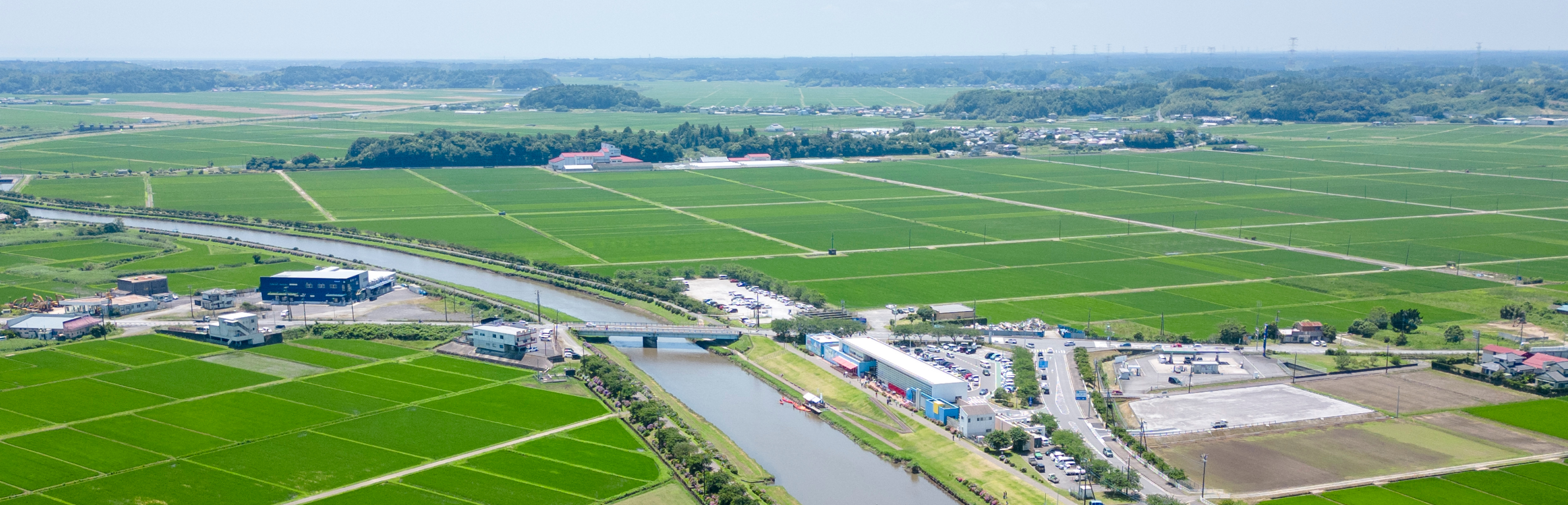 多古町の俯瞰画像